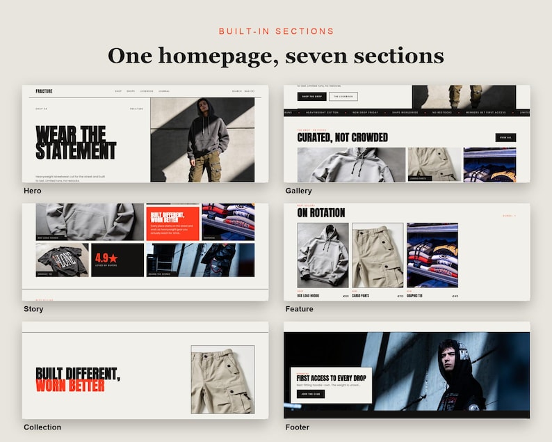 FRACTURE Shopify theme