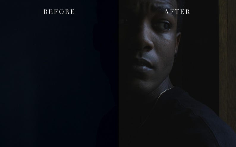 Moody Portrait Lightroom Presets Bundle, Cinematic Film Look (Instant Download) image 12