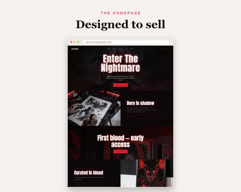 AKUMU Shopify theme