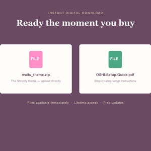 OSHI Shopify theme