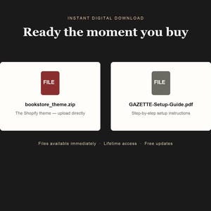 GAZETTE Shopify theme