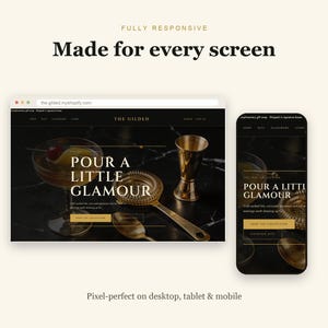 The Gilded Shopify theme