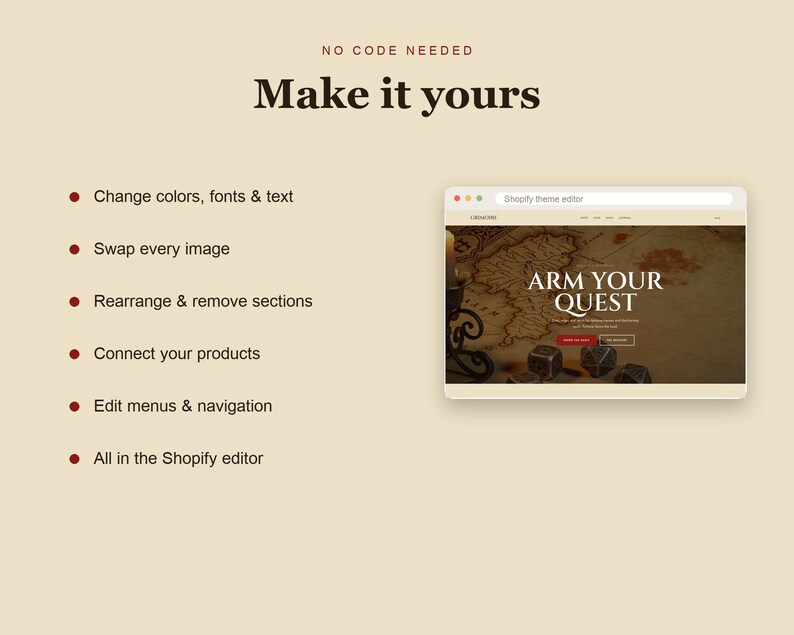 GRIMOIRE Shopify theme
