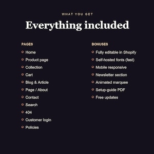 ORACLE shopify theme