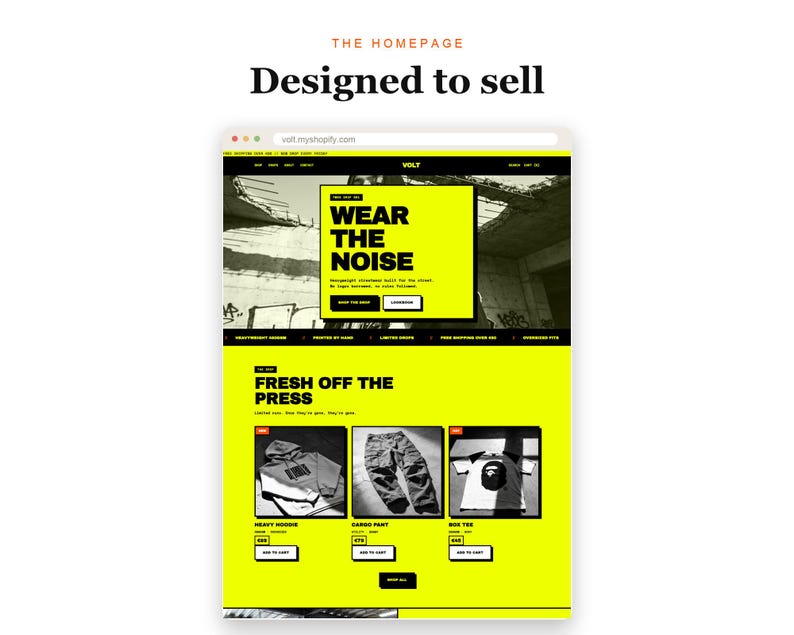 VOLT Shopify theme