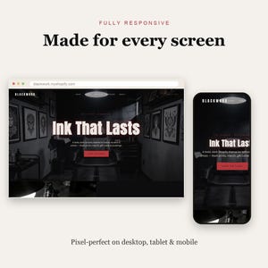 BLACKWORK Shopify theme