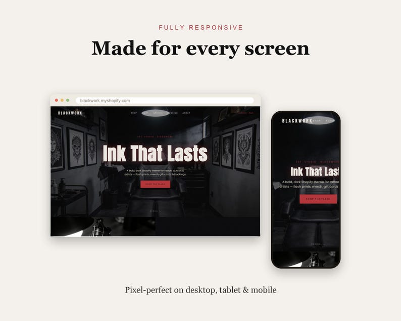 BLACKWORK Shopify theme