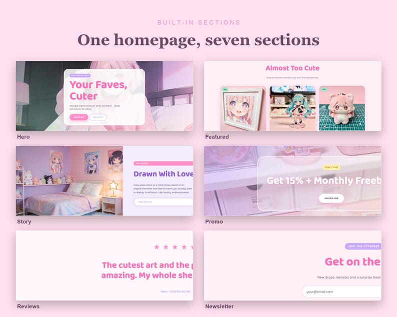 OSHI Shopify theme