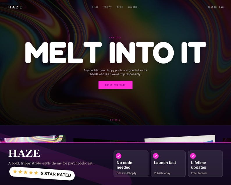 HAZE Shopify theme