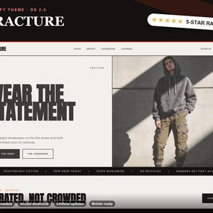 FRACTURE Shopify theme
