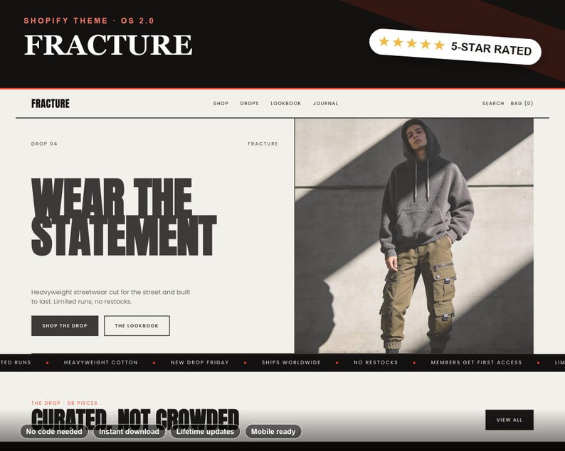 FRACTURE Shopify theme