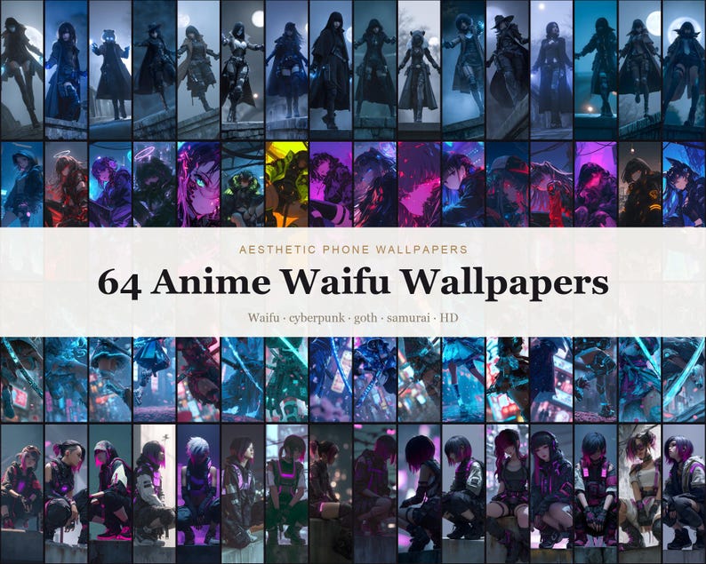 Anime Waifu Wallpapers bundle