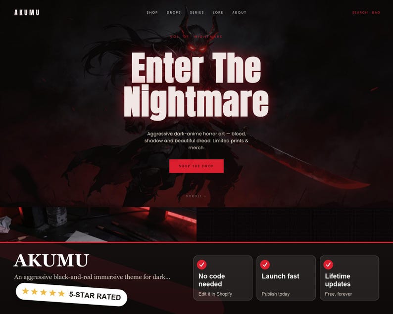 AKUMU Shopify theme