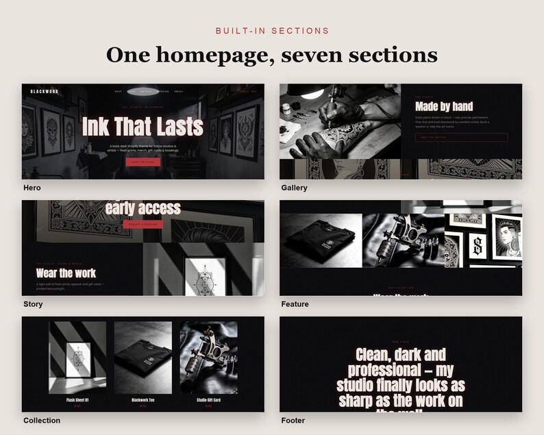 BLACKWORK Shopify theme