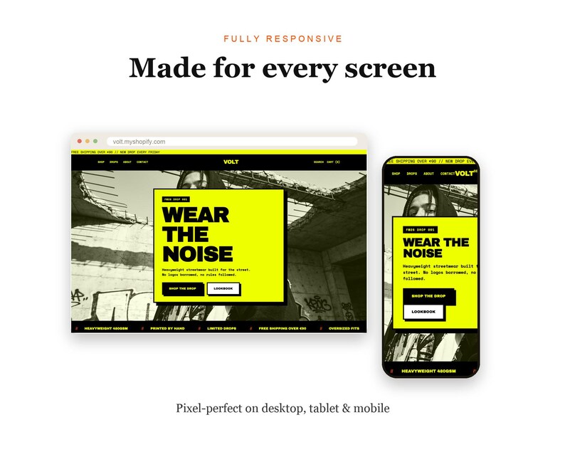 VOLT Shopify theme