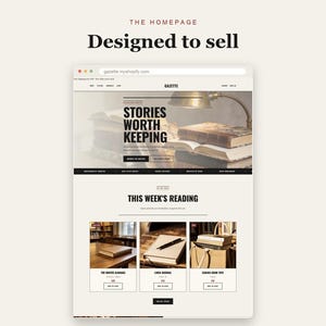 GAZETTE Shopify theme