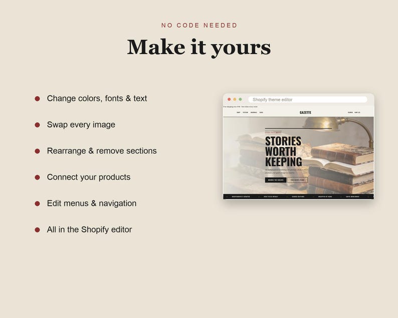 GAZETTE Shopify theme