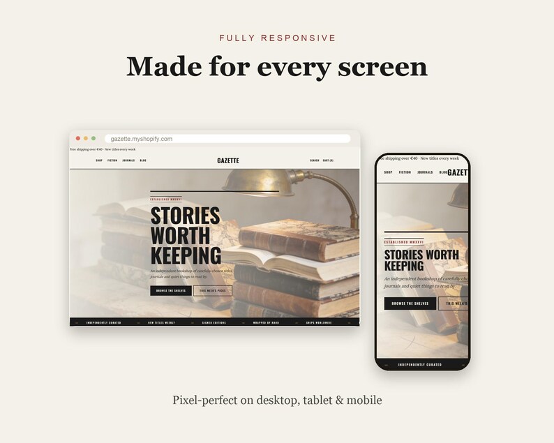 GAZETTE Shopify theme