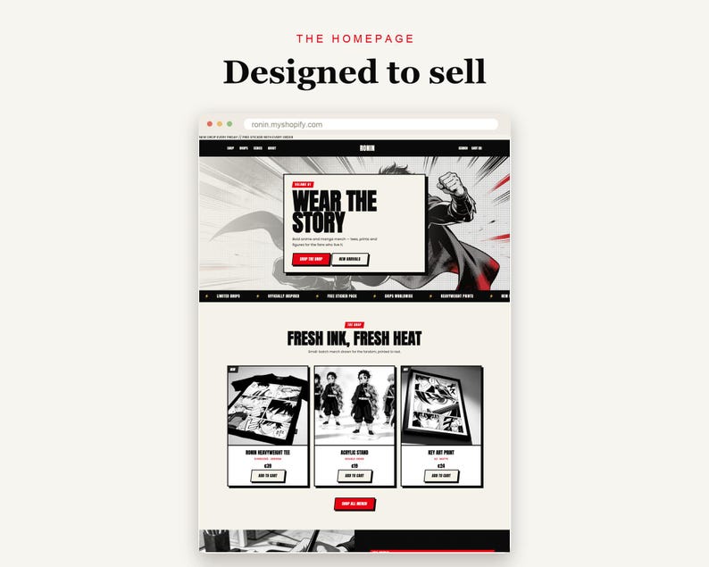 RONIN Shopify theme