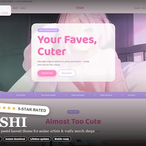 OSHI Shopify theme