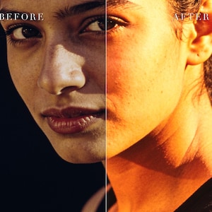 Kodak Portrait Lightroom Presets Bundle, Warm Film Style (Instant Download) image 5
