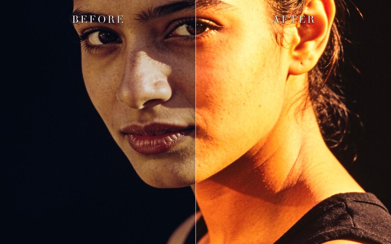 Kodak Portrait Lightroom Presets Bundle, Warm Film Style (Instant Download) image 5
