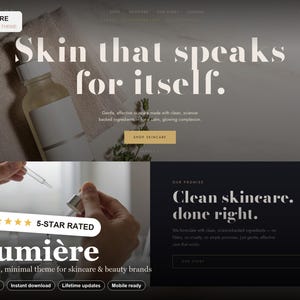Lumière Shopify theme