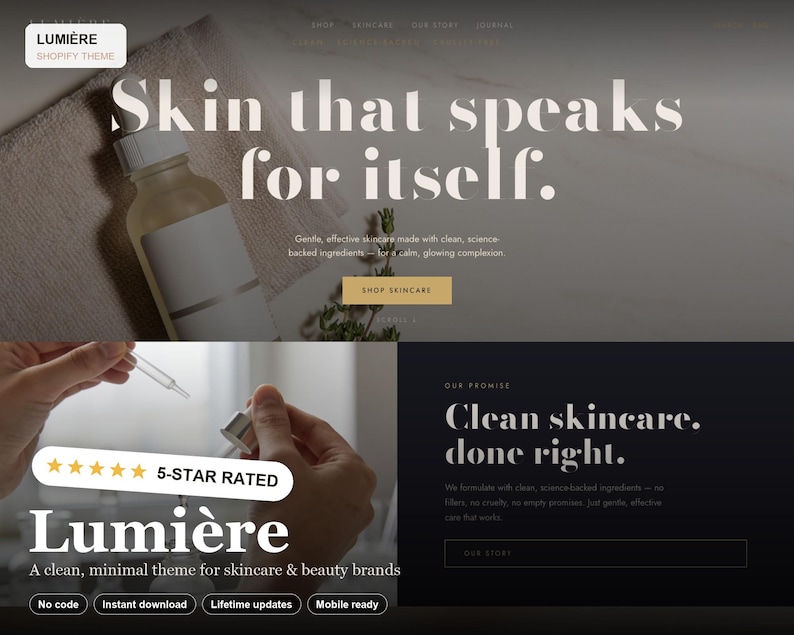 Lumière Shopify theme