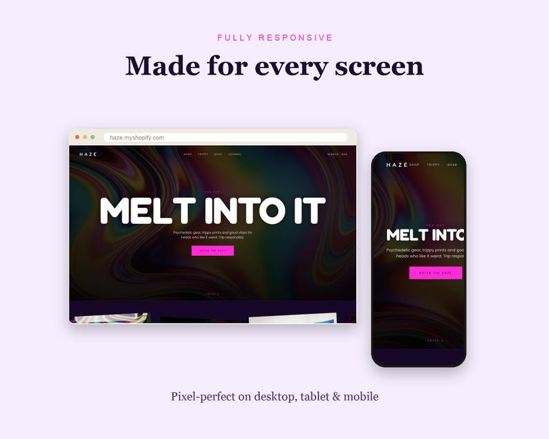 HAZE shopify theme