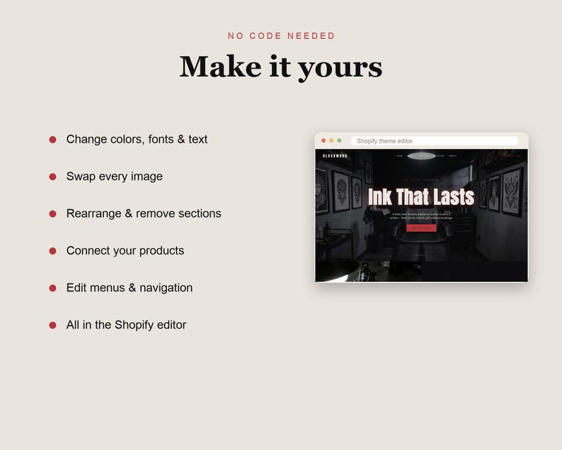 BLACKWORK Shopify theme