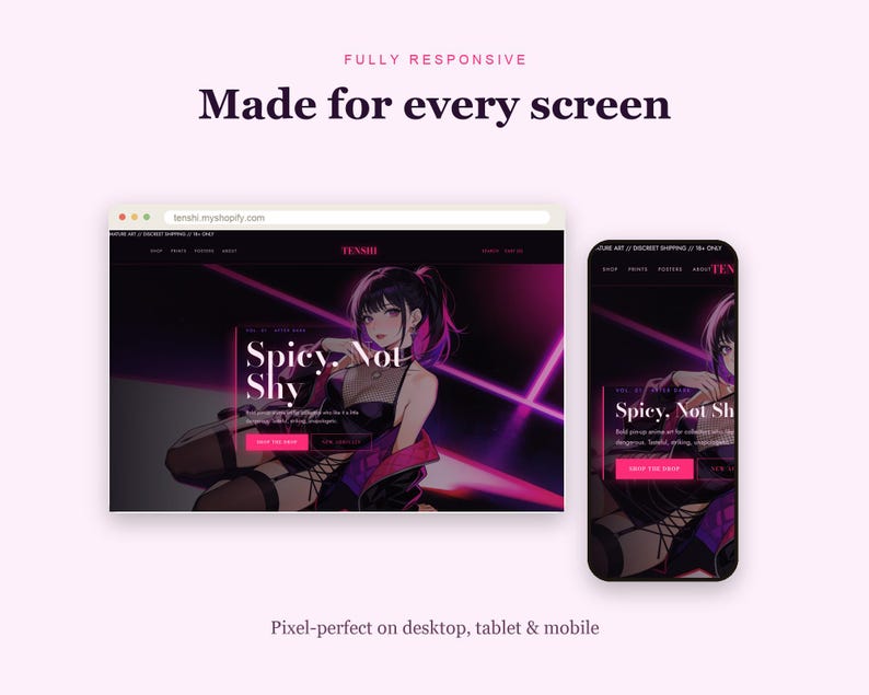 TENSHI Shopify theme