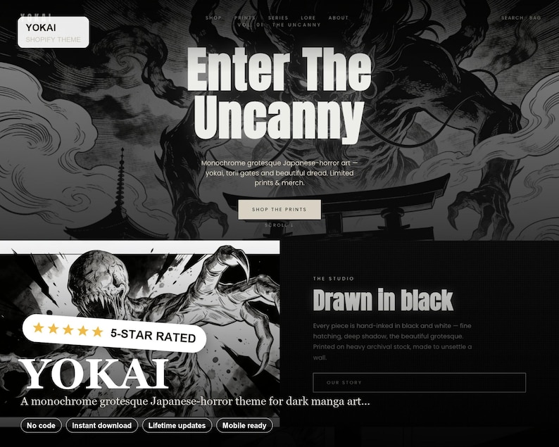 YOKAI Shopify theme