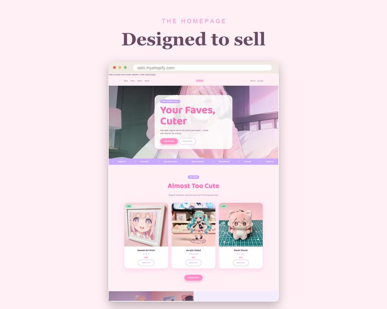 OSHI Shopify theme
