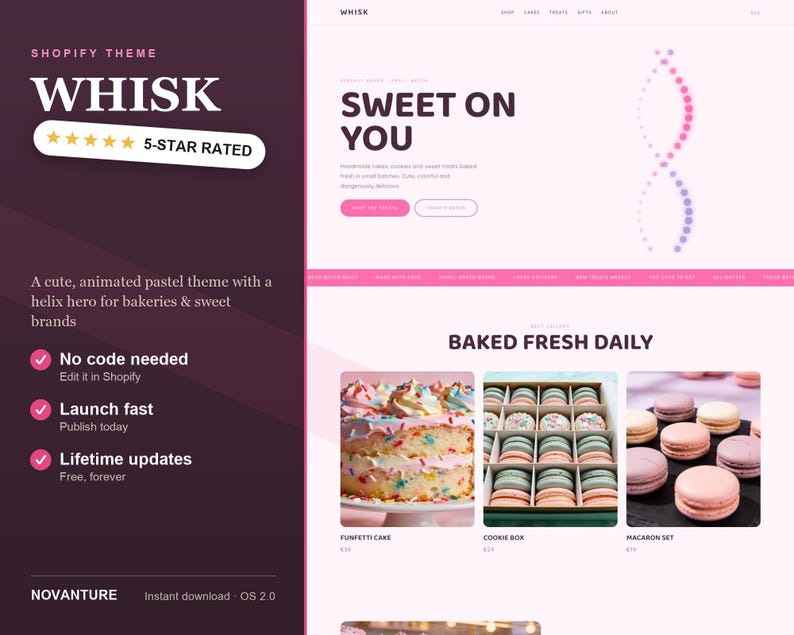 WHISK Shopify theme