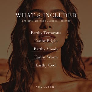 Boho Terracotta Lightroom Presets, Warm Earthy Tones (Mobile + Desktop) image 2