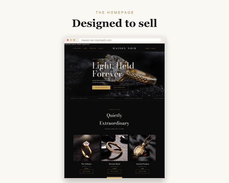 Maison Noir Shopify theme