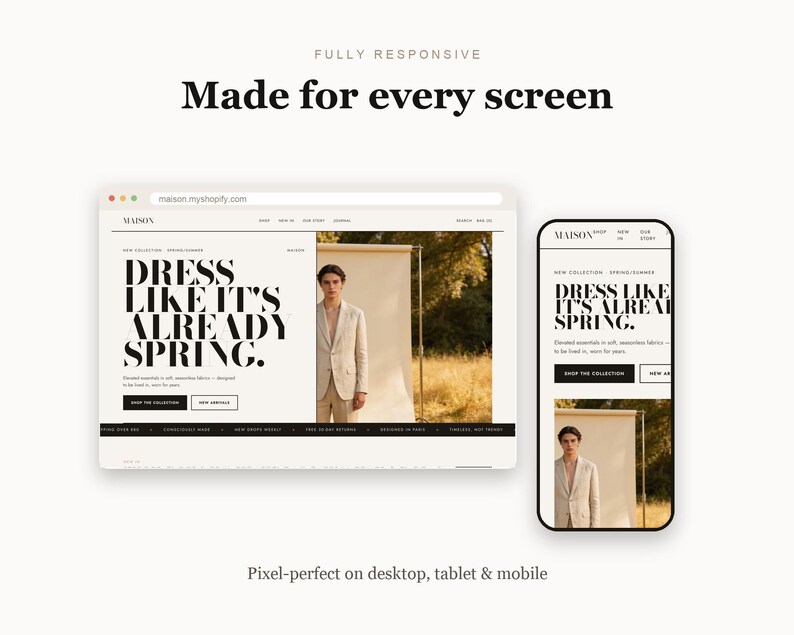 Maison Shopify theme