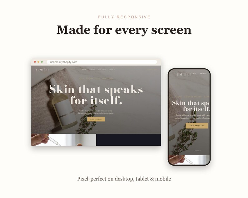 Lumière Shopify theme
