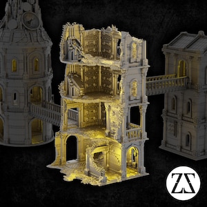 Ruin av begravningshus – Zorpsektor: Roms ruinerade medborgarbyggnad (28 mm)
