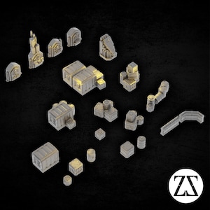 Spridd terräng – Zorpsektor: Roms landskapsräckvidd (28 mm terräng)