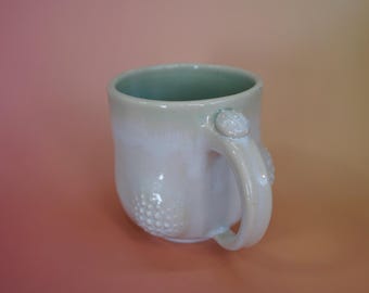 Large 16oz. Sea Urchin Ceramic Mug with Handle
