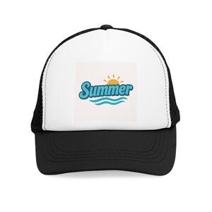 Custom Mesh Trucker Cap, Personalized Adjustable Hat, Breathable Summer Cap, Vintage Mesh Hat for Men and Women