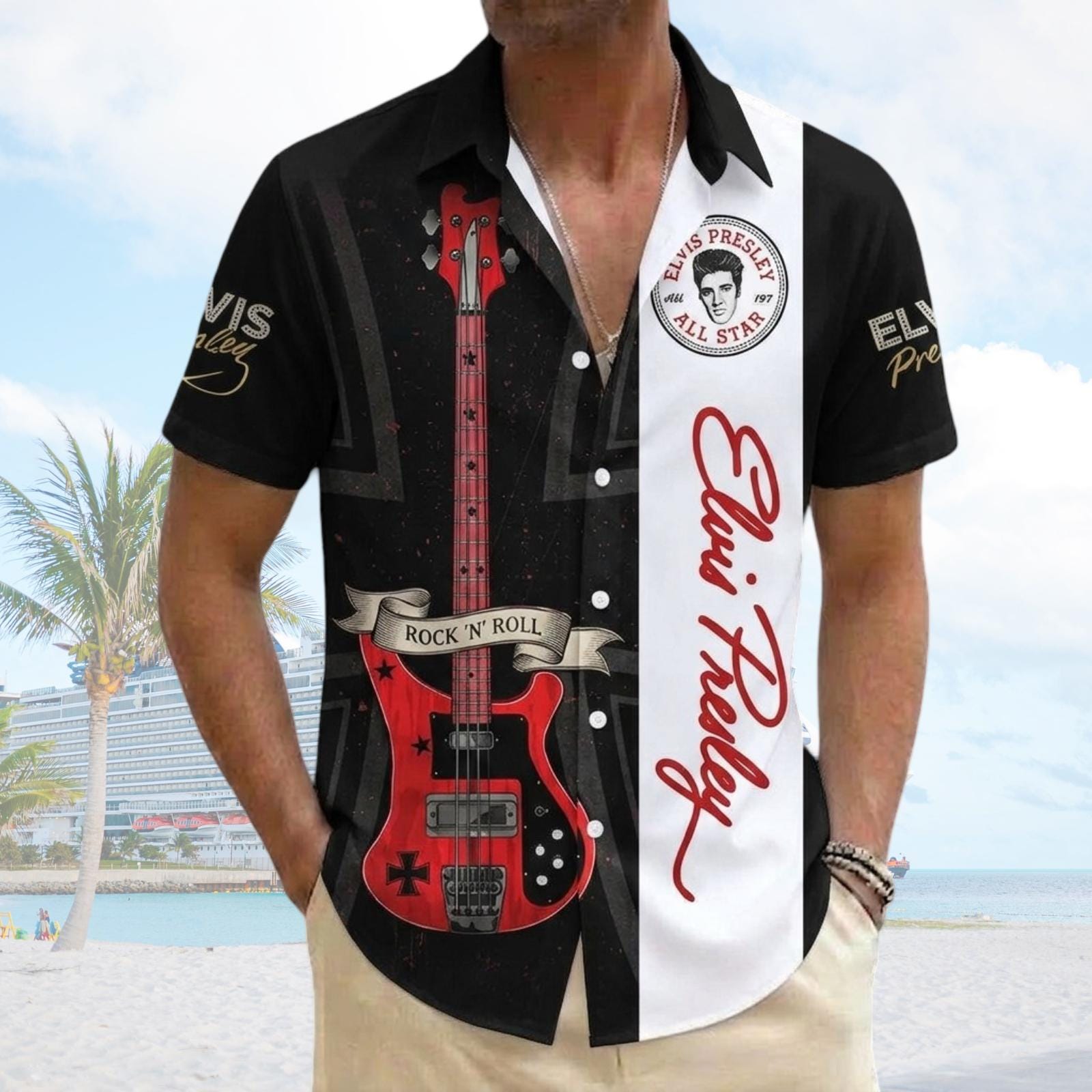 Elvis Bowling Shirt - Etsy