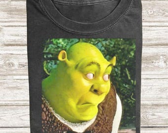 Funny Shrek Meme Comfort Colors Shirt, Fiona And Shrek Graphic Tee, Shrek Meme Fan Tshirt