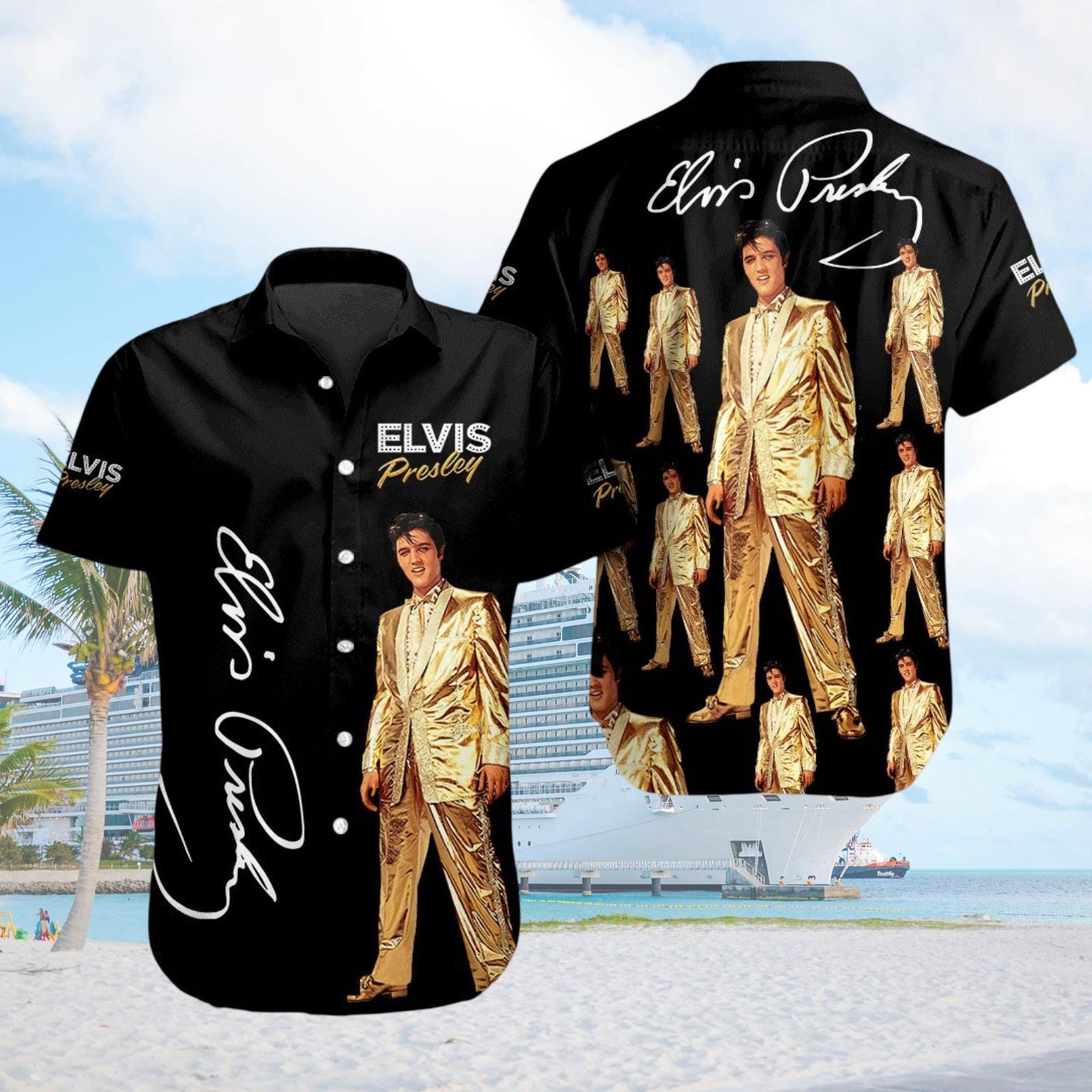 Vintage elvis shirt - Etsy 日本