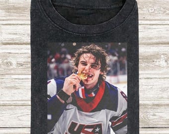 Jack Hughes Usa Gold Hockey Comfort Colors Shirt, Jack Hughes USA Tee, Patriotic Hockey Fan, Hockey Graphic Tee, American Hockey Gifts