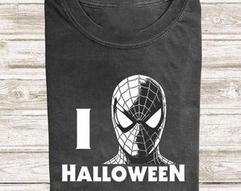 Halloween Amazing Spider-Man Comfort Colors Shirt, MCU Fan Gift, Horror Spiderman Tee, Halloween Gift