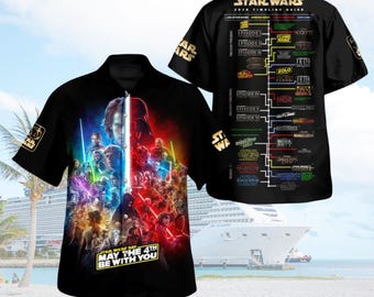 Retro Star Wars 2026 Anniversary Button Shirt, Disney Star Wars 2026 Hawaii Shirt, Galaxy's Edge Men Shirt, May The 4th Be With You Shirt