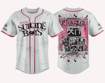Suicideboy G59 Baseball Jersey, Greyday Tour 2026 Jersey Shirt, Suicideboy Merch Shirt, Gift For Fan