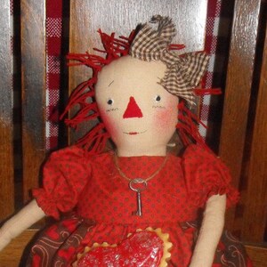 Primitive &quot;Cookie Ann&quot; Raggedy Doll instant download e-pattern, Primitive Patterns